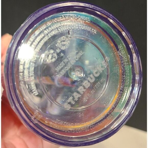 Starbucks Summer 2021 Kaleidoscope Rainbow Tumbler  Starbucks Summer 2021 Rainbow Kaleidoscope 24oz Venti Pride Cold Tumbler Straw